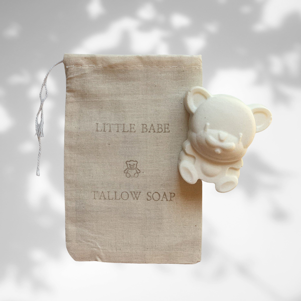Little Babe Teddy Bear Tallow Soap – | 4 oz