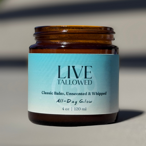 Unscented Whipped Tallow Balm – | 4 oz - Live Tallowed